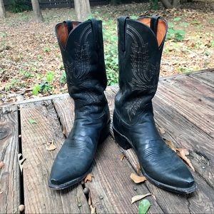 Men’s Lucchese 1883 Black Western Boots